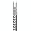 0.3m 2 Straight Head 6.35mm Guitar Cable Oxygen-Free Copper Core TS Large Two-core Cable