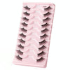 10pairs /Box Half False Eyelashes With Transparent Stems Natura Extension Lashes Y1004