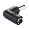 DC 7406 Male  to DC 7406 Female Connector Power Adapter for HP Laptop Notebook, 90 Degree Right Angle Elbow