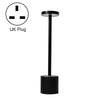 JB-TD003 I-Shaped Table Lamp Creative Decoration Retro Dining Room Bar Table Lamp, Specification: UK Plug(Black)