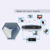 A95X F4 8K UHD Smart TV BOX Android 10.0 Media Player with Remote Control, Amlogic S905X4 Quad Core Cortex-A55 up to 2.0GHz, RAM: 4GB, ROM: 128GB, 2.4GHz/5GHz WiFi, Bluetooth, AU Plug(Metallic Blue)