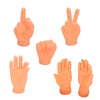 6pcs Cat Finger Puppet Toys, Rubber Kitten Play Toys, Interactive Pet Toys
