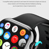 IW9 2.05 inch Square Screen Smart Watch Supports Bluetooth Calls/Blood Oxygen Monitoring(Rose Gold)