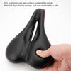 PROMEND SD-565 Hollow Breathable Silicone Bicycle Saddle (Black Red)