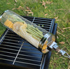 Upgrade With Handle BBQ Cage Stainless Steel  Barbecue Basket  30cm+Handle 18cm