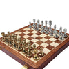 Zinc Alloy Simple European Chess Board Chess Set