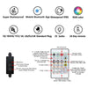 G40 Bulb Bluetooth Smart RGB String Lights Outdoor Decoration, Spec: 10m 50 LEDs-UK Plug