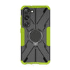 For Samsung Galaxy S23 5G Armor Bear Shockproof PC + TPU Phone Case with Ring(Green)