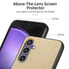 For Samsung Galaxy S23 FE 5G Twill Fabric Leather Skin Back Phone Case(Khaki)