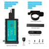 WUPP ZH-1422C1 Motorcycle Square Dual USB Fast Charging Charger with Switch + Integrated SAE Socket