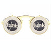 Steampunk Sunglasses Round Metal Flip Up Glasses For Men and Women, Style: Shooting C14