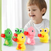 Tongue Spitting Squeeze BB Whistle Sound Toys Stress Relief Dolls, Color Random Delivery(Dinosaur)
