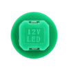 10 PCS 0.4W B8.5 Wedge Instrument Panel COB LED Light Dashboard Gauge Cluster Indicator Lamp Bulb (Green Light)