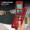 For Samsung Galaxy S24 FE 5G Vertical Flip Card Bag Holder Leather Phone Case(Red)