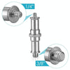 Flash Light Bracket Aluminum 1/4 to 3/8 Screw Thread Adapter
