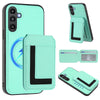 For Samsung Galaxy A13 5G / A04s CX01 Detachable Magsafe Magnetic Card Bag Phone Case(Mint Green)