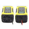 FOXSUR 12V 6A Intelligent Universal Battery Charger for Car Motorcycle, Length: 55cm, EU Plug(Yellow)