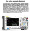 FNIRSI 1014D 2 in 1 Dual-channel 100M Bandwidth Digital Oscilloscope 1GS Sampling Signal Generator, US Plug