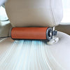 Car Portable USB Plug Rear Seat Headrest Fan(CF01 Dark Red)