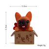 2 PCS Creative Home Decoration Bulldog Doll Ornament, Random Style