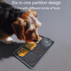Silicone Licking Mat for Dogs - Slow Feeder with Suction (Black)
