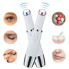 Eye Vibration Heating Massage Pen Removing Eye Wrinkle and Importing Massager Beauty Instruments(White)