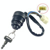 For Kawasaki ATV/UTV Starter Power Ignition Switch Key Lock(Black)
