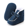 D2245 Winter Warm Baby Cotton Boots Plus Velvet Thickened Baby Walking Shoes, Size: 12cm(Navy Blue)