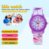 JNEW A369-86365 Children Cartoon Waterproof Time Cognitive Quartz Watch(Dancing Girl)