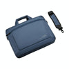 OUMANTU 030 Portable 15 inch Laptop Bag Leather Handbag Business Briefcase(Sapphire Blue)