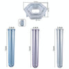 DIY Crystal Epoxy Test Tube Cultivation Vase Silicone Mould, Spec: Hexagon+2Pcs Light Purple