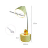 2102 LED Eye Protection Lighting Reading Desk Lamp, Style: with Doll (Green)