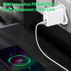 Yesido YC43 PD 20W USB-C / Type-C + 8 Pin Travel Charger with 1m Type-C to 8 Pin Cable, UK Plug(White)