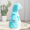 Waterproof Dog Raincoat with Hood, XL (Lake Blue)