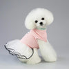 Pink Breathable Dog Skirt, XL - Summer Cotton, Small Dogs