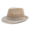 Summer Jazz Hat Mesh Breathable Sunscreen Hat, Size: Average 56-58cm(Light Khaki)