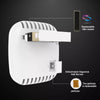 MC-CZ00 Car Negative Ion Smart USB Air Purifier(White)
