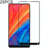 25 PCS Full Glue Full Cover Screen Protector Tempered Glass film for Xiaomi Mi Mix 2 & 2S