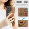 For Samsung Galaxy S23 Ultra 5G DG.MING K1 MagSafe Detachable Wallet RFID Back Cover Phone Case(Brown)