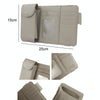 Car Sun Visor Storage Glasses Case Card Holder Bill Document Holder(Grey)