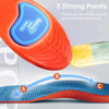 Sports Shock-absorbing Insoles Soft Bottom Sweat-absorbing Flat Arch Full Pad Heel Insoles, Size: 41-42(Yellow)