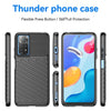 For Xiaomi Redmi Note 11S 4G Thunderbolt Shockproof TPU Protective Soft Phone Case(Black)