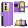For Realme C75 4G Diamond Texture Leather Phone Case(Purple)
