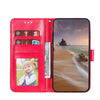 For Xiaomi Redmi K70 Lace Flower Embossing Flip Leather Phone Case(Red)