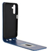 For Samsung Galaxy A15 5G / 4G Magnetic Vertical Flip Leather Phone Case(Blue)