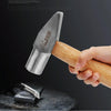 MYTEC Medium Silversmith Hammer Tool Short Handled Small Hammer Handmade Round Head Duckbill Hammer
