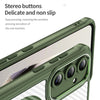 For Samsung Galaxy S24+ 5G Carbon Fiber Texture MagSafe Translucent Phone Case(Green)