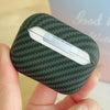 For AirPods Pro 2 Carbon Fiber TPU Frosted Earphone Protective Case(Black)