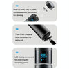 S-1090 IPX7 Waterproof 8D Portable LED Digital Display Round Electric Shaver(Silver)