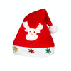 Christmas Decoration Napped Fabric Santa Hat Luminescent Children Dressing Up Christmas Hat, Random Pattern Delivery